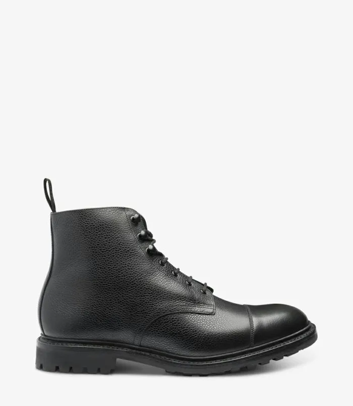 Men Loake Boots Sedbergh Black Grain