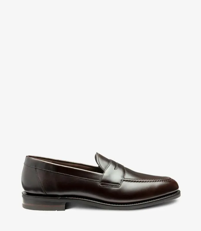 Men Loake Loafers Imperial Dark Brown