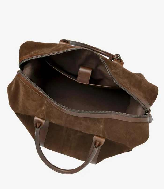 Men Loake Overnight and Wash Bags Balmoral Weekend Bag Polo Suede