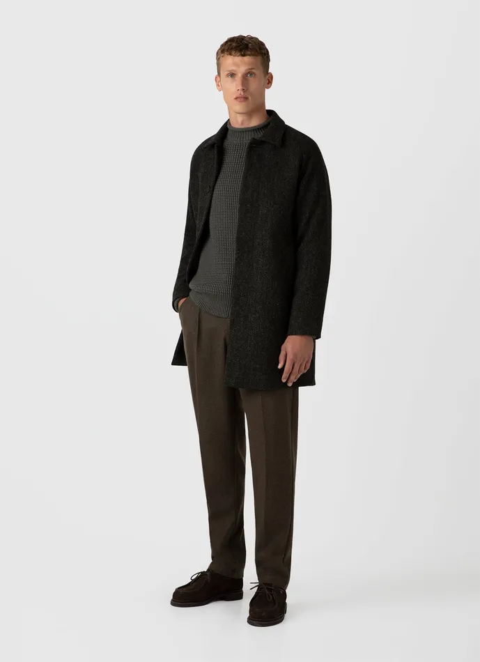 Men Merino Fisherman Jumper Khaki Knitwear ussunspel Men Merino Fisherman Jumper Khaki Knitwear ussunspel