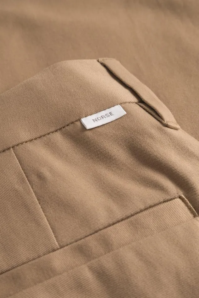 Men Norse Standard Slim Chino Utility Khaki Norse Projects Trousers