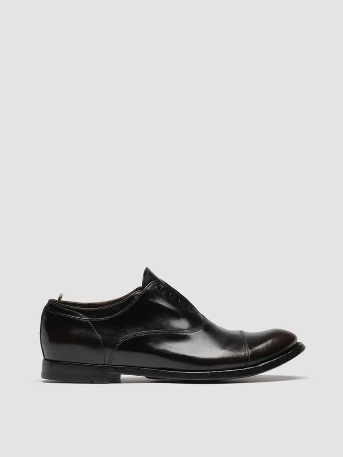 Men Officine Creative Footwear ANATOMIA 08 Brown Leather Oxford Shoes