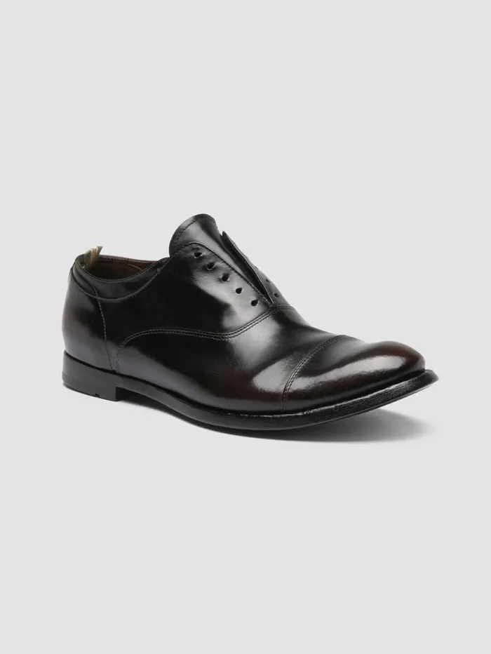 Men Officine Creative Footwear ANATOMIA 08 Brown Leather Oxford Shoes Men Officine Creative Footwear ANATOMIA 08 Brown Leather Oxford Shoes