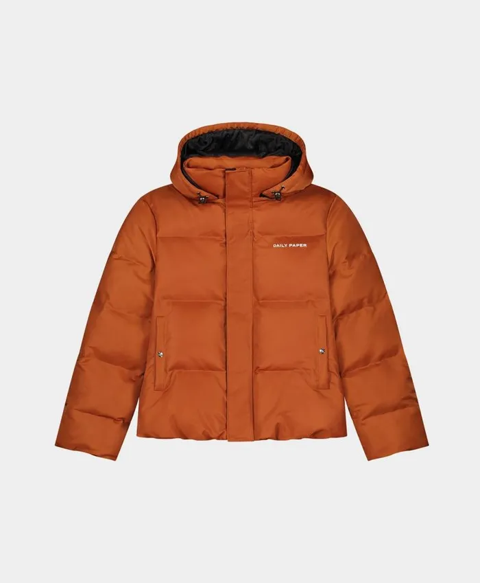 Men Orange Clay Epuffa Jacket Daily Paper Jackets