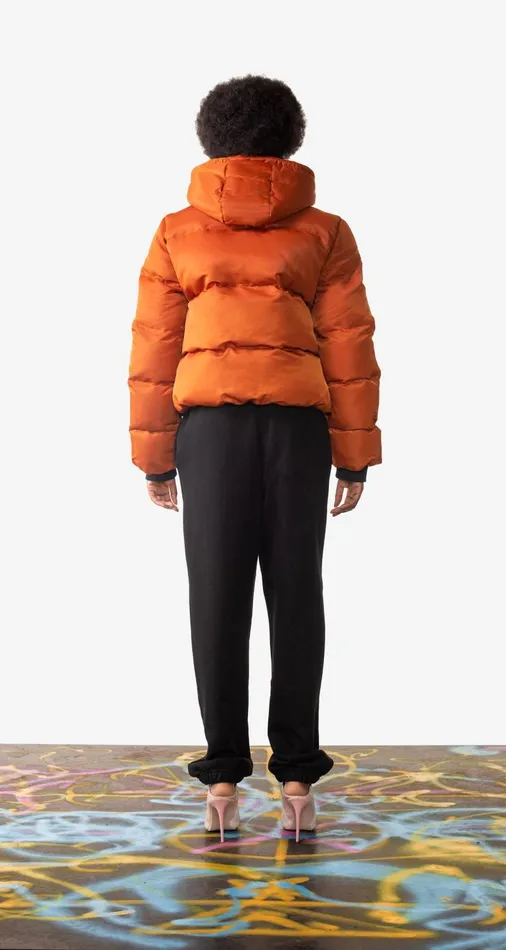 Men Orange Clay Epuffa Jacket Daily Paper Jackets