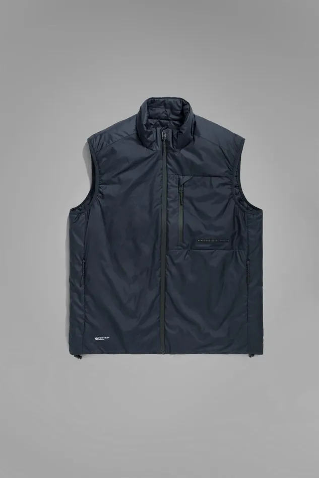 Men Pertex Quantum Midlayer Vest Dark Navy Norse Projects Outerwear