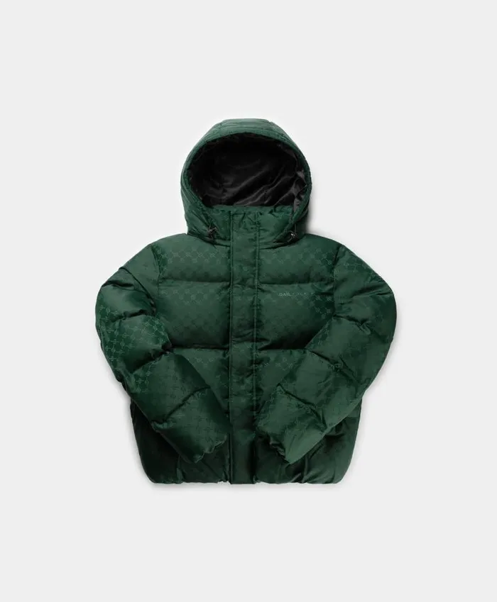 Men Pine Green Ravan Puffer Jacket Daily Paper Jackets