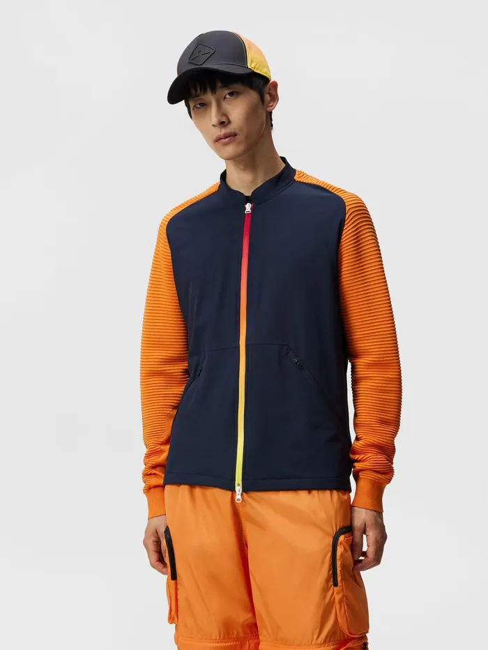 Men Rolf Hybrid Knit JL Navy JLindeberg Jackets