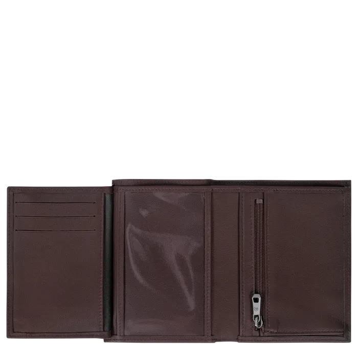 Men Wallets Longchamp Longchamp sur Seine Wallet Mocha