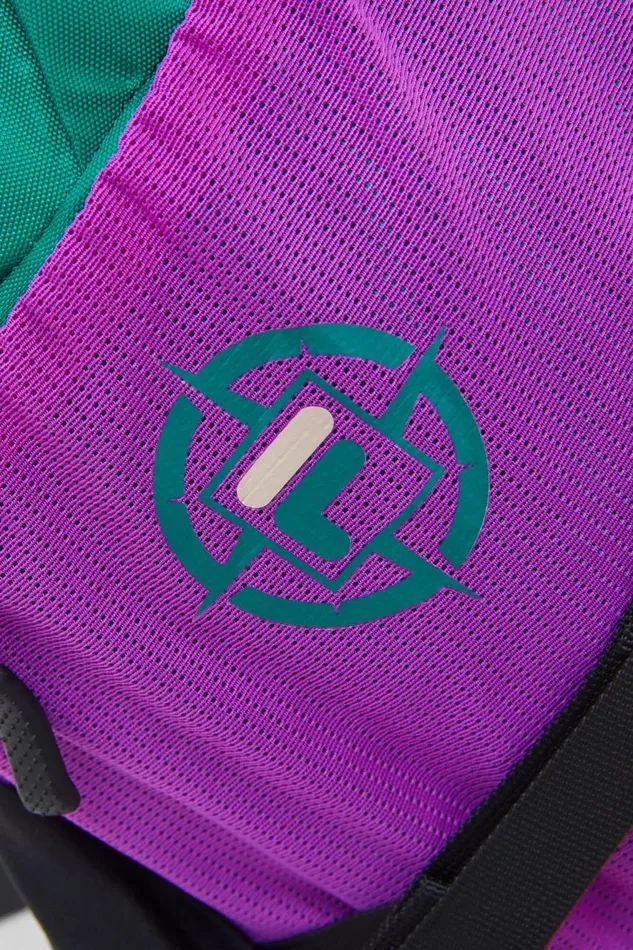 MenWomen Fila Socks and Accessories Trail Backpack Green Lake Black Purple Cactus Flower