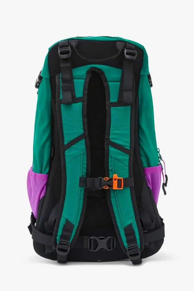 MenWomen Fila Socks and Accessories Trail Backpack Green Lake Black Purple Cactus Flower