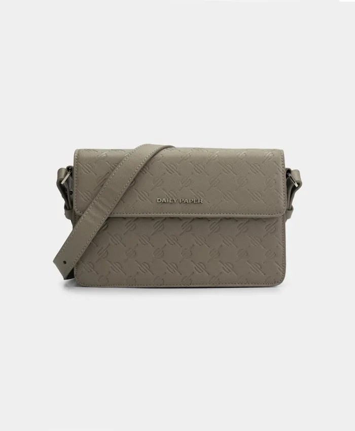 MenWomen Taupe Grey Meru Monogram Bag Daily Paper Bags