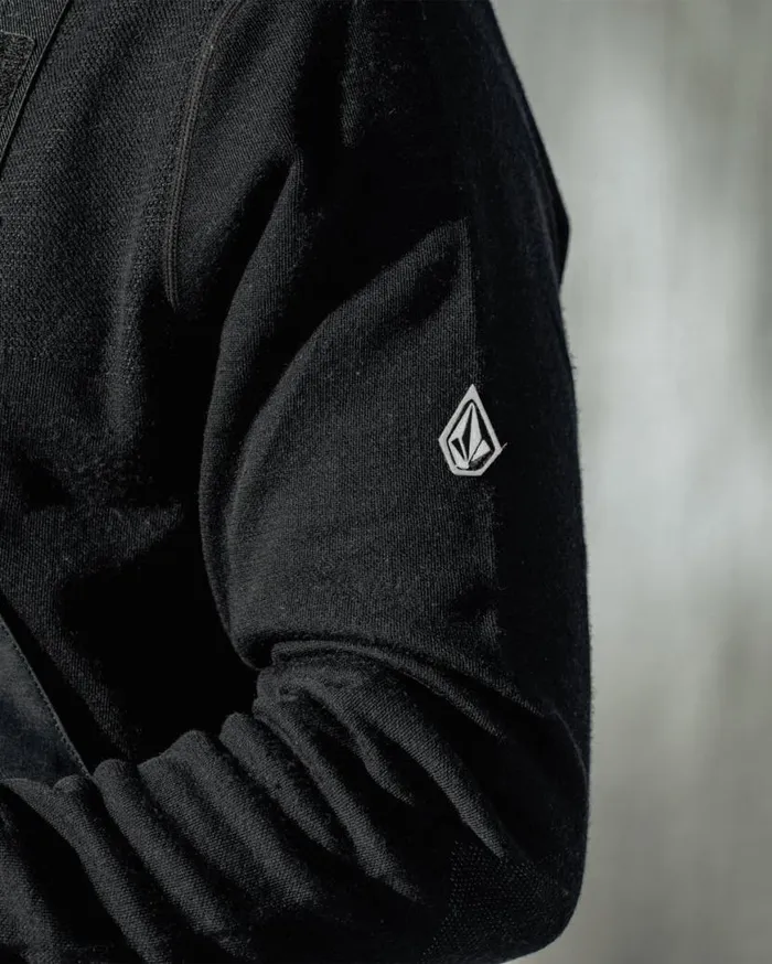 Mens Engineered Crew 8211 Black Mens Volcom Layering