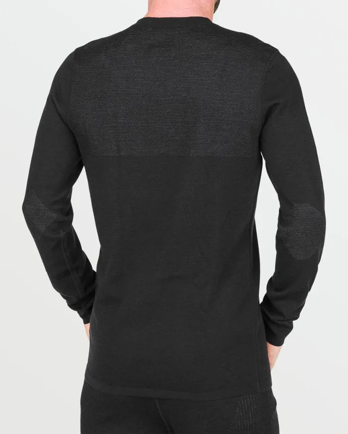Mens Engineered Crew 8211 Black Mens Volcom Layering