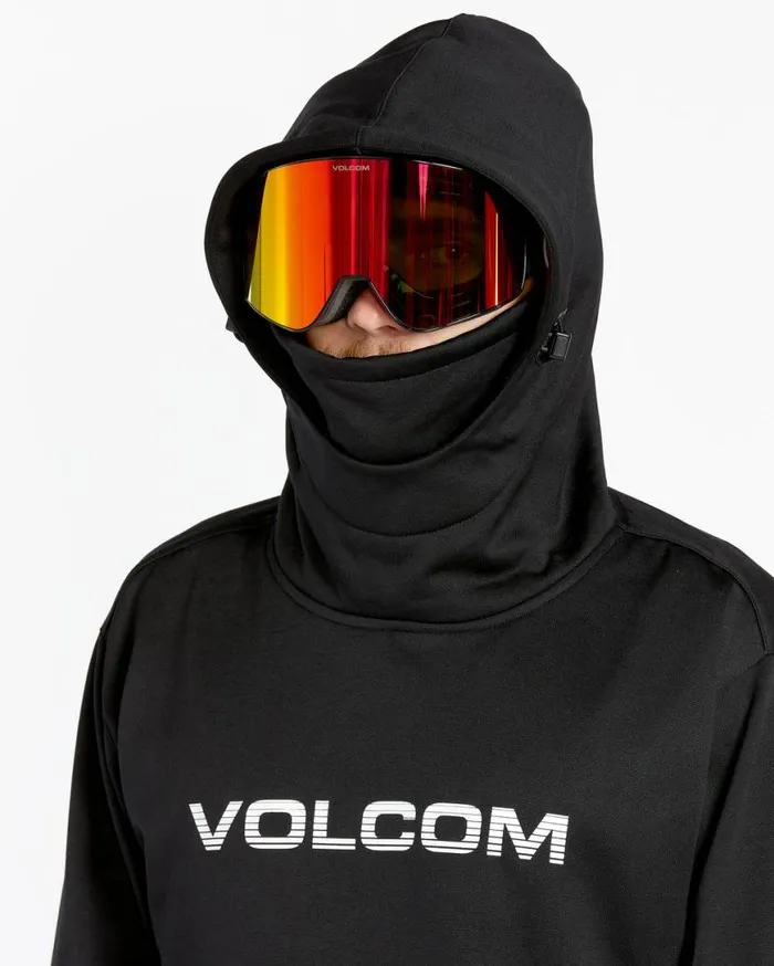 Mens Hydro Riding Hoodie 8211 Black Mens Volcom Layering