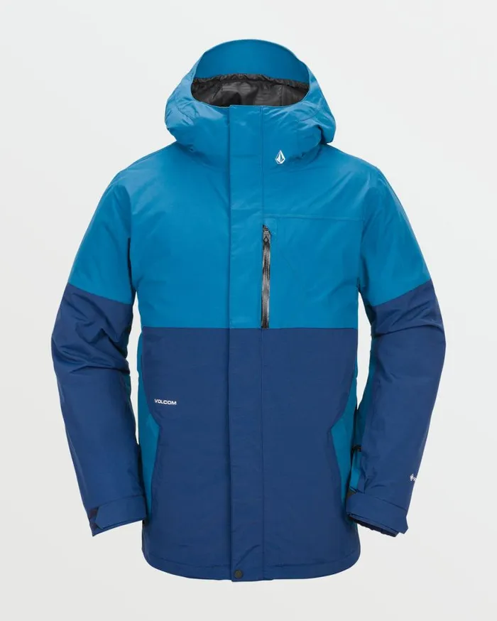 Mens L GoreTex Jacket 8211 Light Blue Mens Volcom Jackets