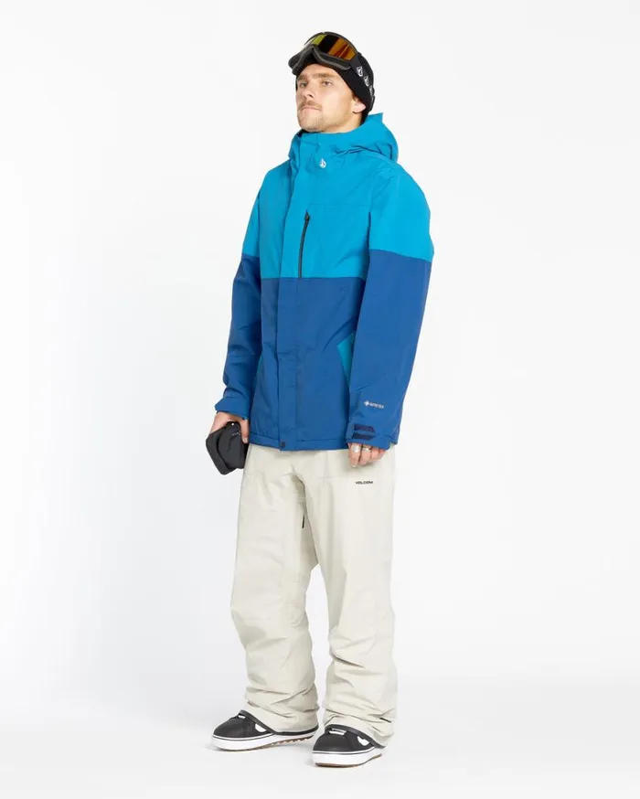 Mens L GoreTex Jacket 8211 Light Blue Mens Volcom Jackets