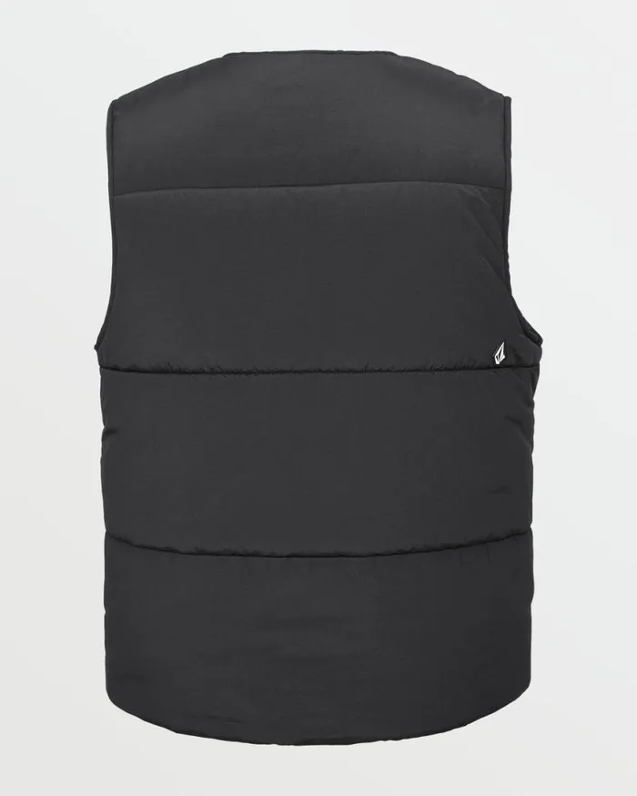 Mens Layered Up Vest 8211 Black Mens Volcom Layering
