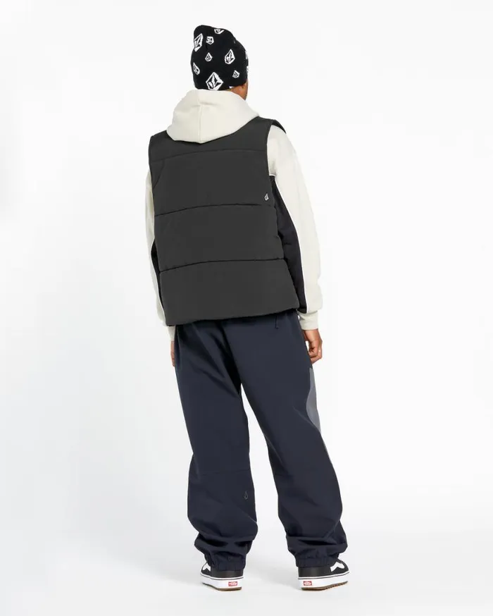 Mens Layered Up Vest 8211 Black Mens Volcom Layering