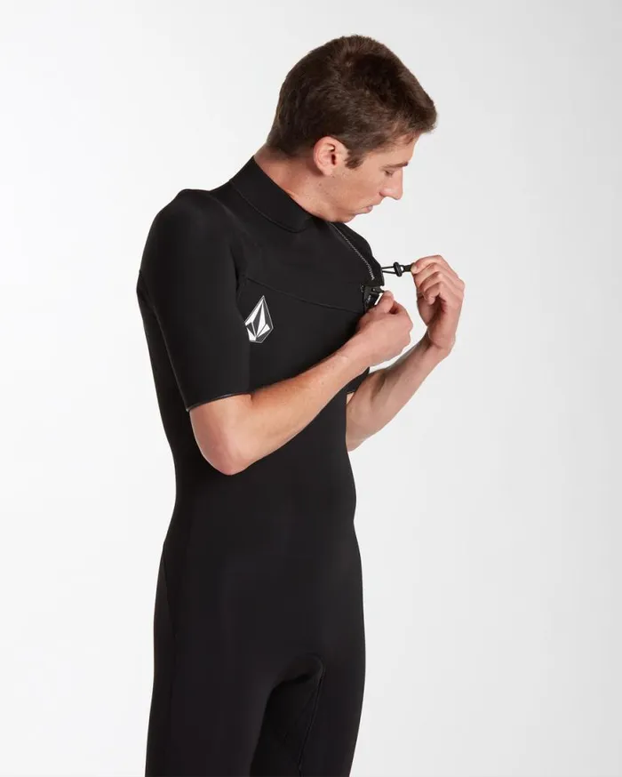 Mens Modulator 22mm Short Sleeve Fullsuit 8211 Black Mens Volcom Wetsuits