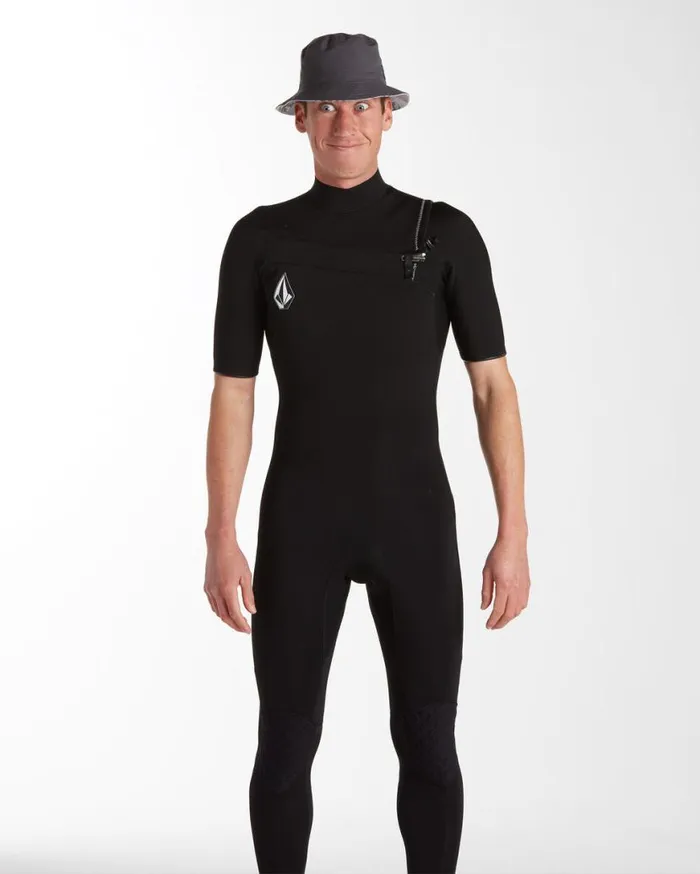 Mens Modulator 22mm Short Sleeve Fullsuit 8211 Black Mens Volcom Wetsuits