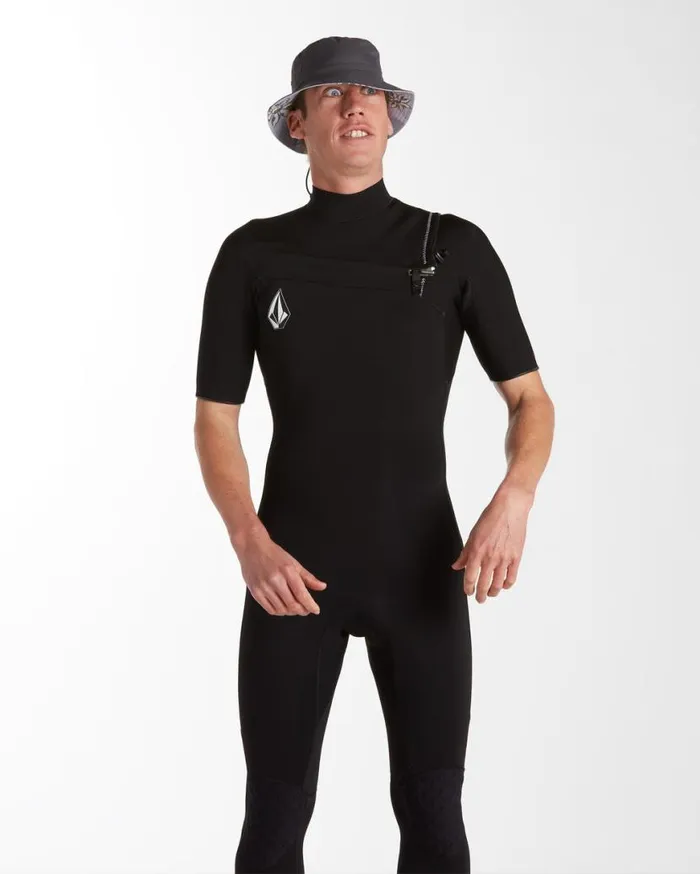 Mens Modulator 22mm Short Sleeve Fullsuit 8211 Black Mens Volcom Wetsuits