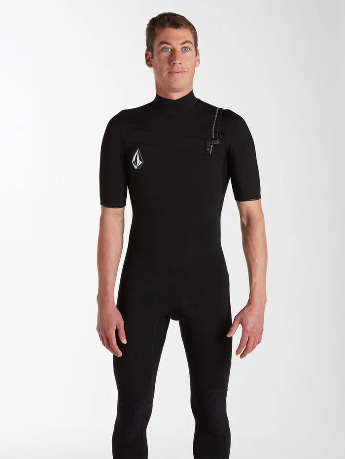 Mens Modulator 22mm Short Sleeve Fullsuit 8211 Black Mens Volcom Wetsuits
