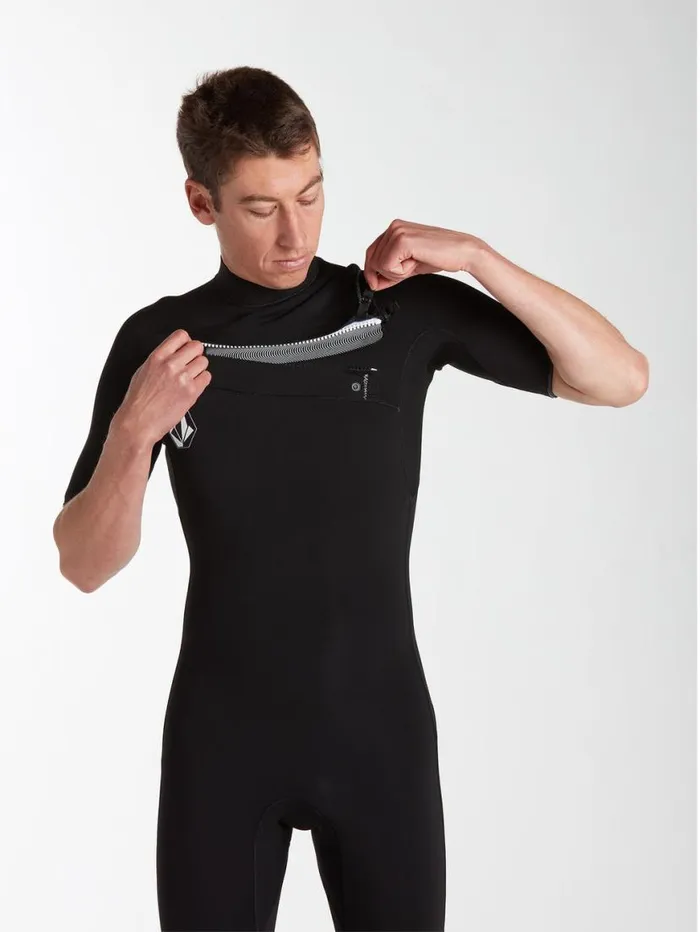 Mens Modulator 22mm Short Sleeve Fullsuit 8211 Black Mens Volcom Wetsuits