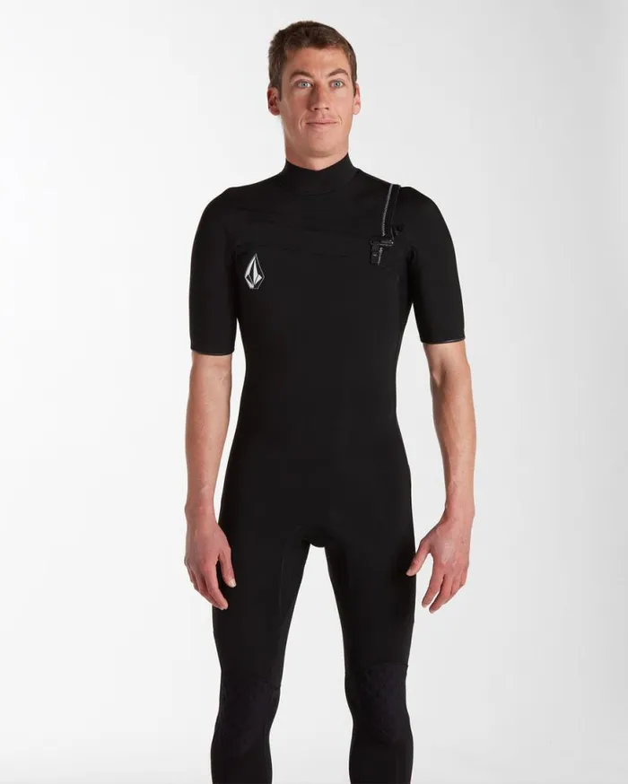 Mens Modulator 22mm Short Sleeve Fullsuit 8211 Black Mens Volcom Wetsuits