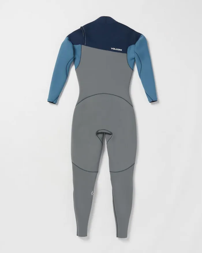 Mens Modulator 43mm Chest Zip Fullsuit 8211 Cruzer Blue Mens Volcom Wetsuits