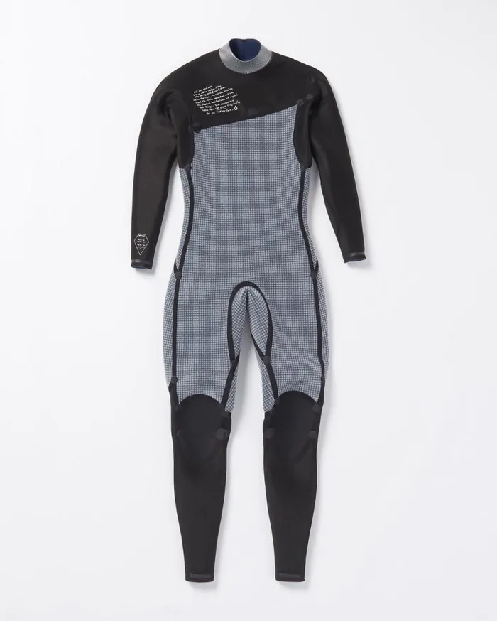 Mens Modulator 43mm Chest Zip Fullsuit 8211 Cruzer Blue Mens Volcom Wetsuits
