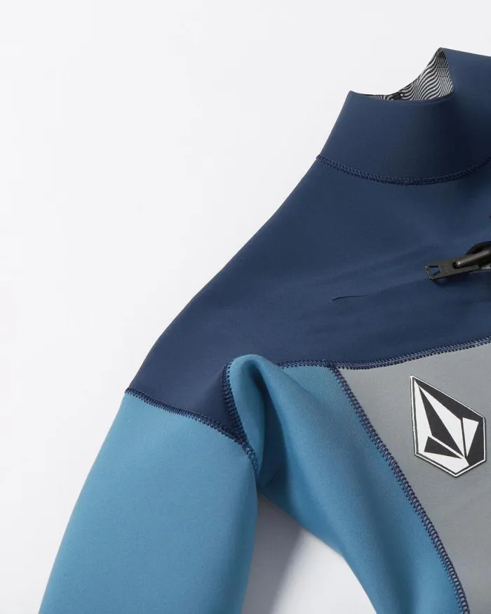 Mens Modulator 43mm Chest Zip Fullsuit 8211 Cruzer Blue Mens Volcom Wetsuits