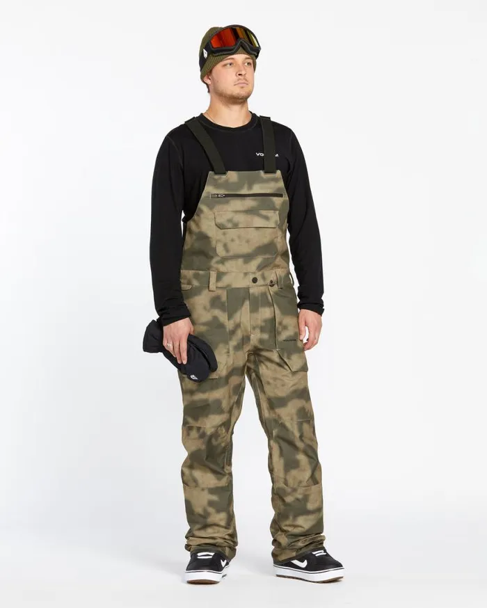 Mens Roan Bib Overalls 8211 Camouflage Mens Volcom Pants