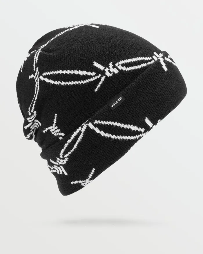 Mens Stone Funk Beanie 8211 Black Mens Volcom Beanies