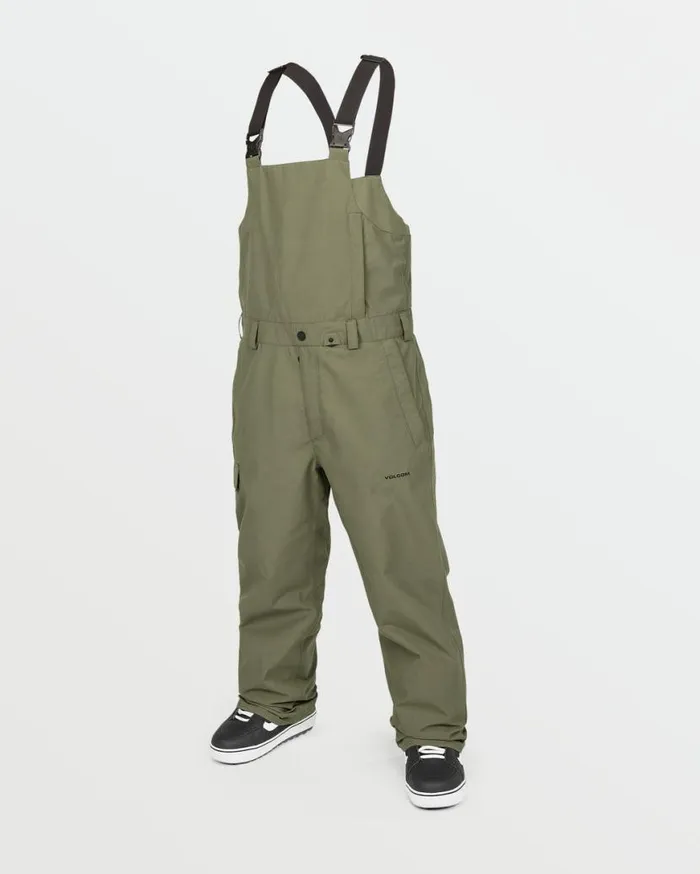Mens VCo Sparta Bib Overalls 8211 Ivy Mens Volcom Pants