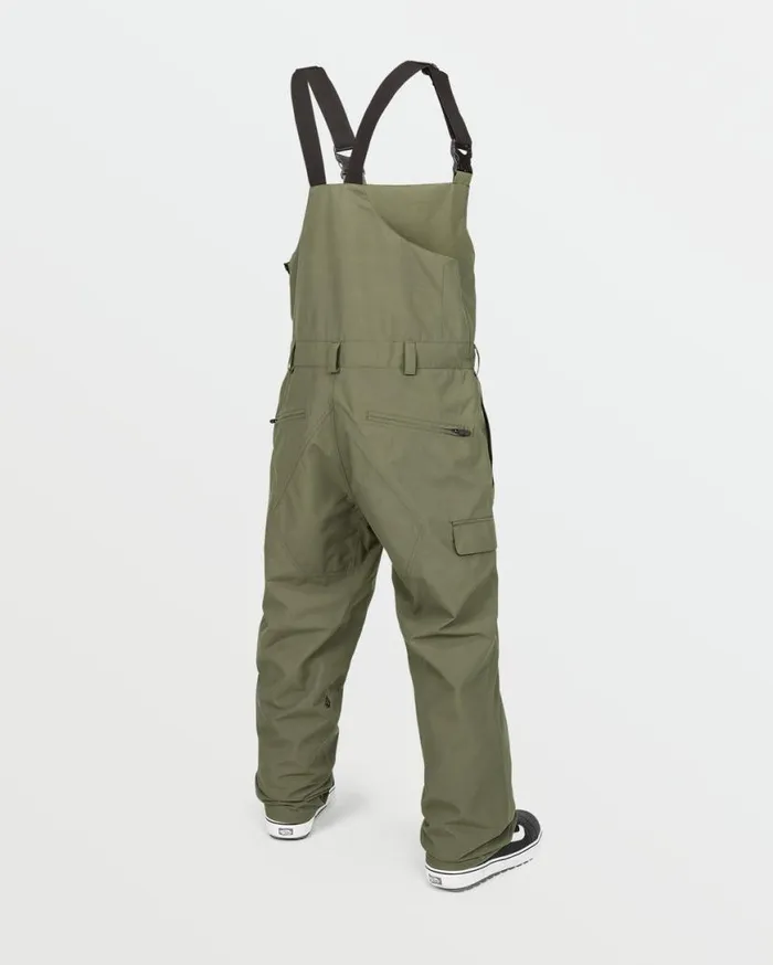 Mens VCo Sparta Bib Overalls 8211 Ivy Mens Volcom Pants