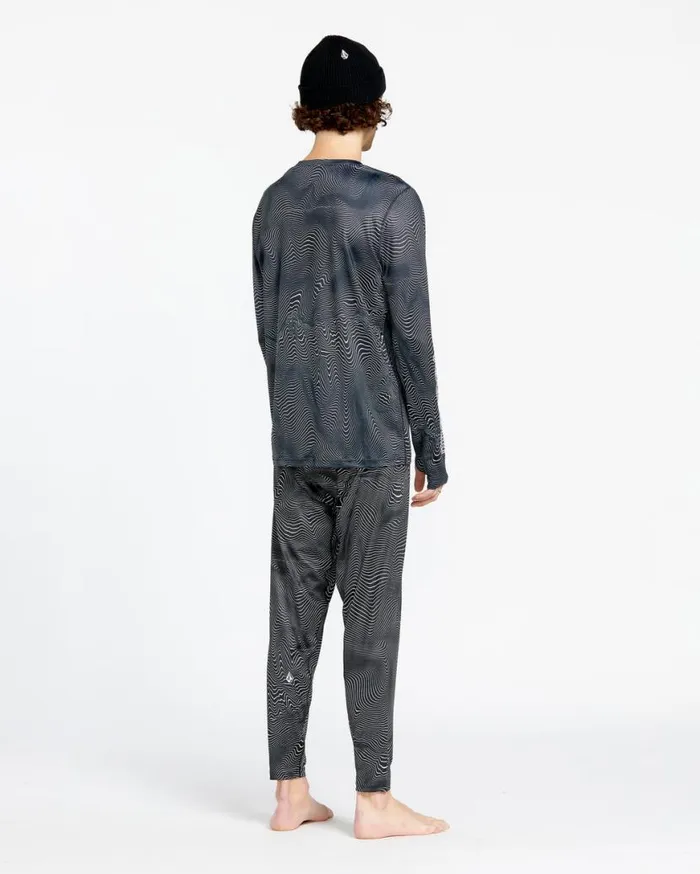 Mens VScience Pants 8211 Black Print Mens Volcom Layering