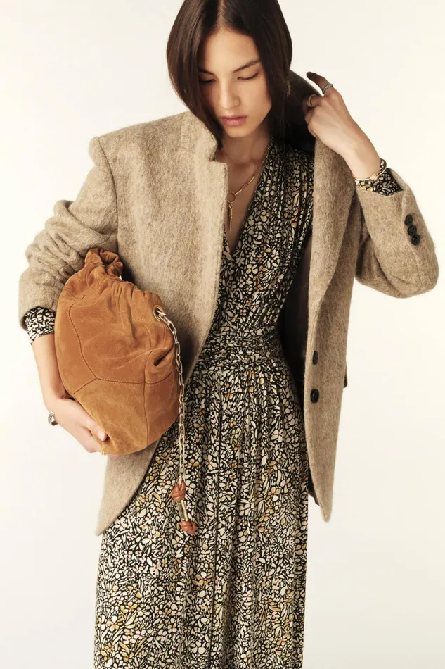 Midaxi Dress Seven Beige Women Baandsh Dresses