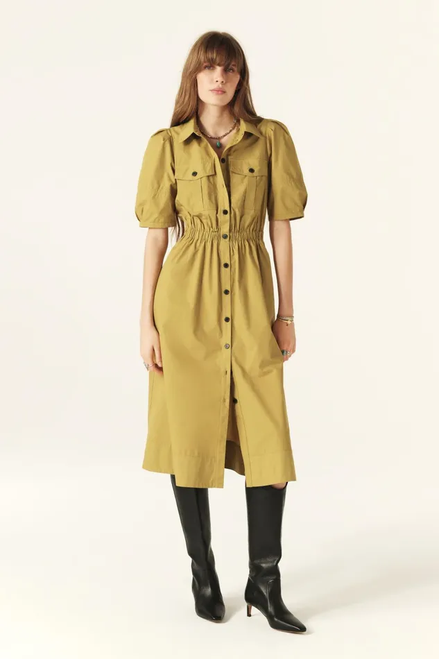 Milton Dress Milton Green Women Baandsh Dresses