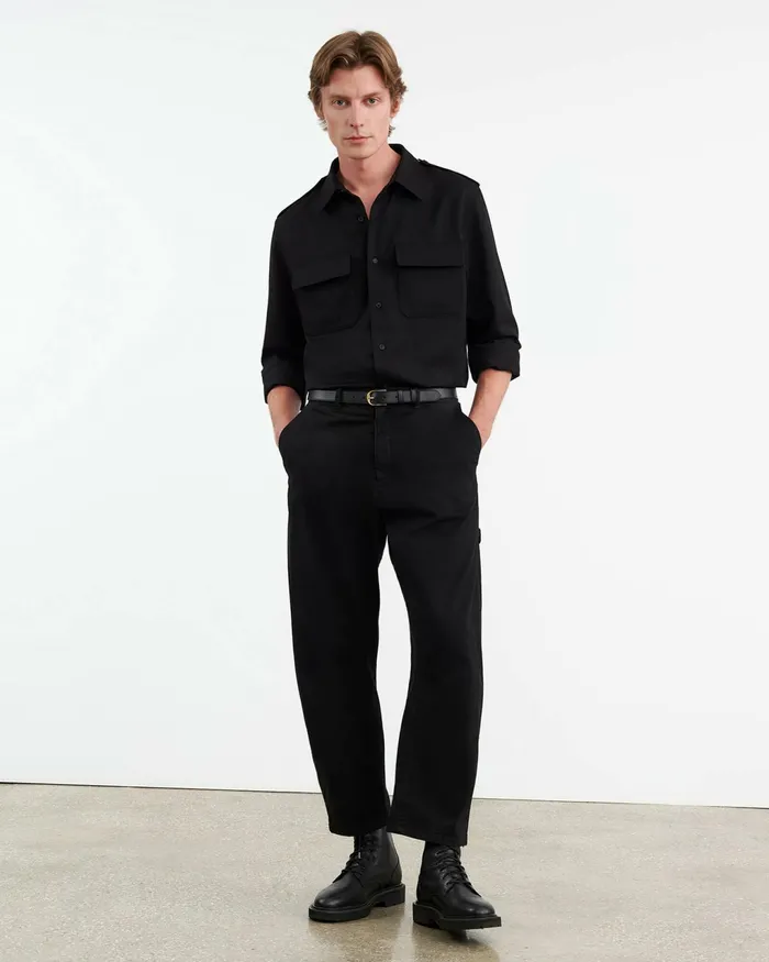 MIRKO SHIRT Black Men Nili Lotan Shirts