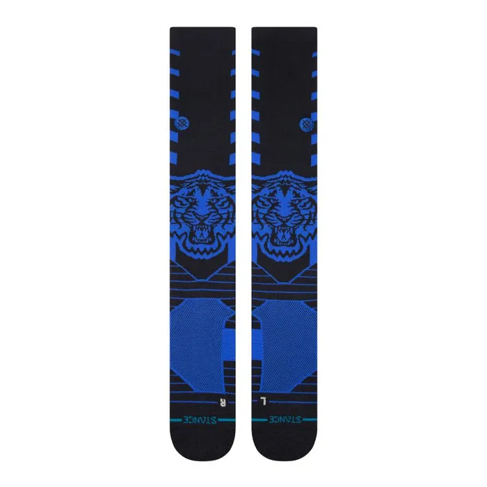 Mlb Detroit Tigers 2024 City Connect Otc Socks Detroit Tigers 8211 Navy WomenMen Stance Over The Calf