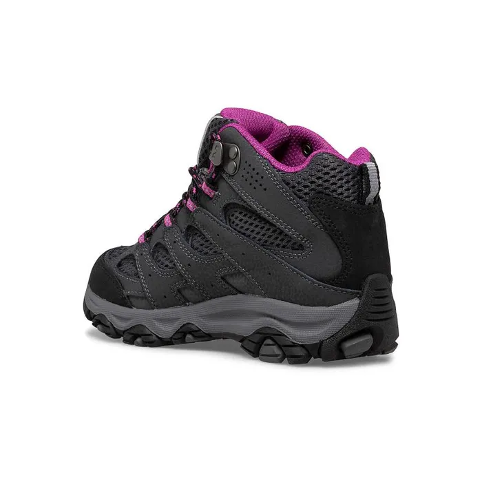 Moab 3 Mid Waterproof Boot Graniteberry Kids Merrell Boots Moab 3 Mid Waterproof Boot Graniteberry Kids Merrell Boots