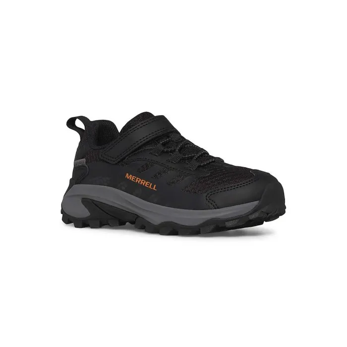 Moab Speed 2 Low AC Waterproof Black Kids Merrell Sneakers