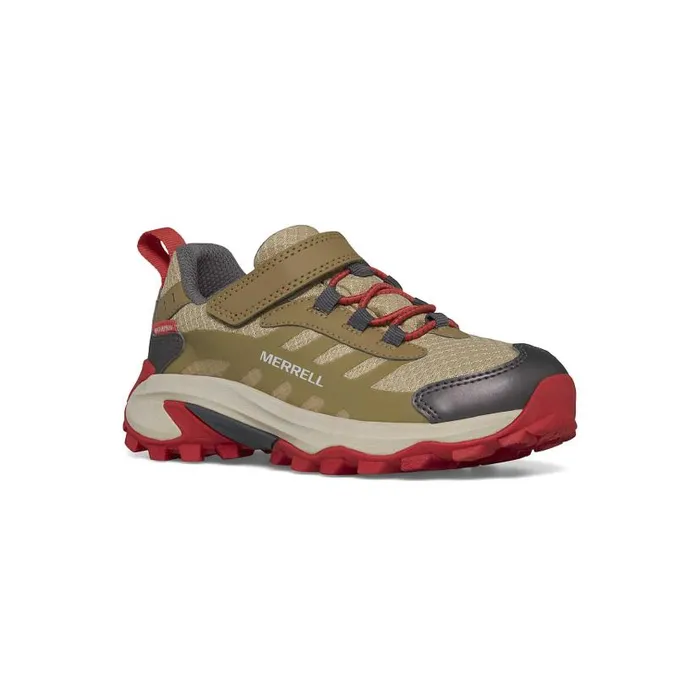 Moab Speed 2 Low AC Waterproof Coyote Kids Merrell Sneakers