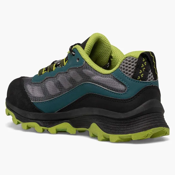 Moab Speed Low Waterproof Deep Greenblack Kids Merrell Sneakers