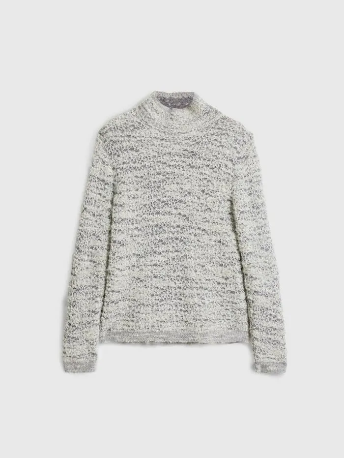 MONTELLO MOCK NECK Charcoalturtle Dove Men John Varvatos Sweaters