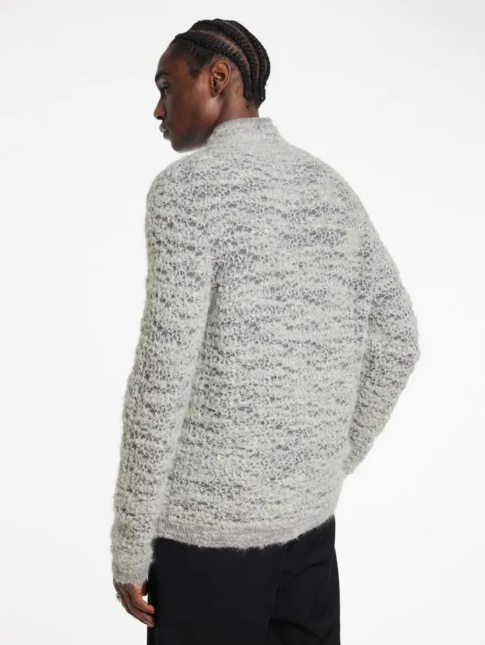 MONTELLO MOCK NECK Charcoalturtle Dove Men John Varvatos Sweaters