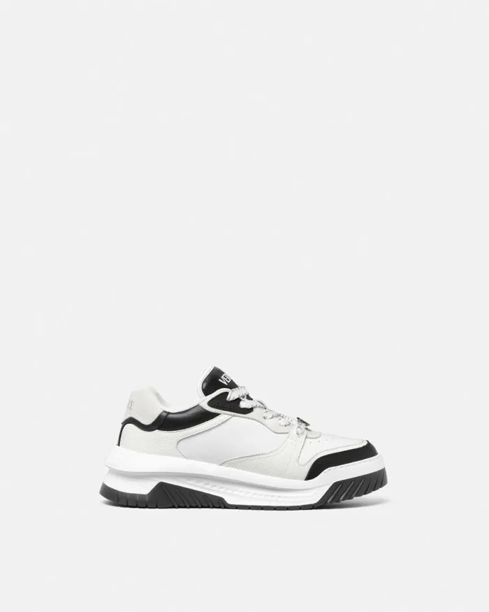 Odissea Sneakers Whiteblack Men Versace Sneakers