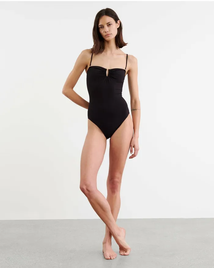 ONE PIECE BATHING SUIT Black Women Nili Lotan Swim