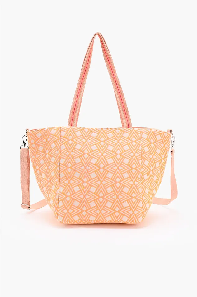 Orange Hot Air Balloon Embellished Tote Beach Bags America and Beyond Women